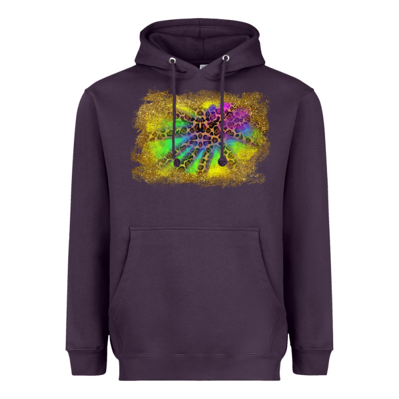 Colorful Glitter Leopard Background Heavyweight Hoodie by RanaPortraitStore | Teevron