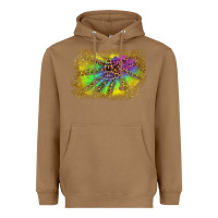 Toasted Coconut colorful glitter leopard background Heavyweight Hoodie - RanaPortraitStore
