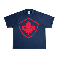 Navy rugby canada Urban Heavy Tee - linhVisuals