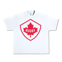 White rugby canada Urban Heavy Tee - linhVisuals
