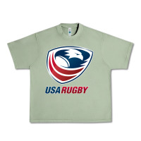 Oil Green usa rugby Urban Heavy Tee - linhVisuals