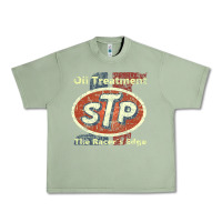 Oil Green stp    nostalgia drag racing Urban Heavy Tee - linhVisuals