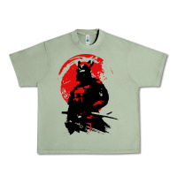 Oil Green samurai warrior Urban Heavy Tee - linhVisuals