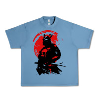 Pebble Blue samurai warrior Urban Heavy Tee - linhVisuals