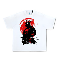 White samurai warrior Urban Heavy Tee - linhVisuals