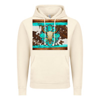 Vintage Artic bull skull and turquoise cowhide tumbler Vintage Hoodie - Artiststas