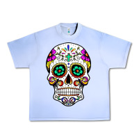 Grape Ice sugar skull Urban Heavy Tee - linhVisuals