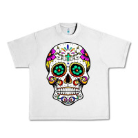 Lunar Rock sugar skull Urban Heavy Tee - linhVisuals