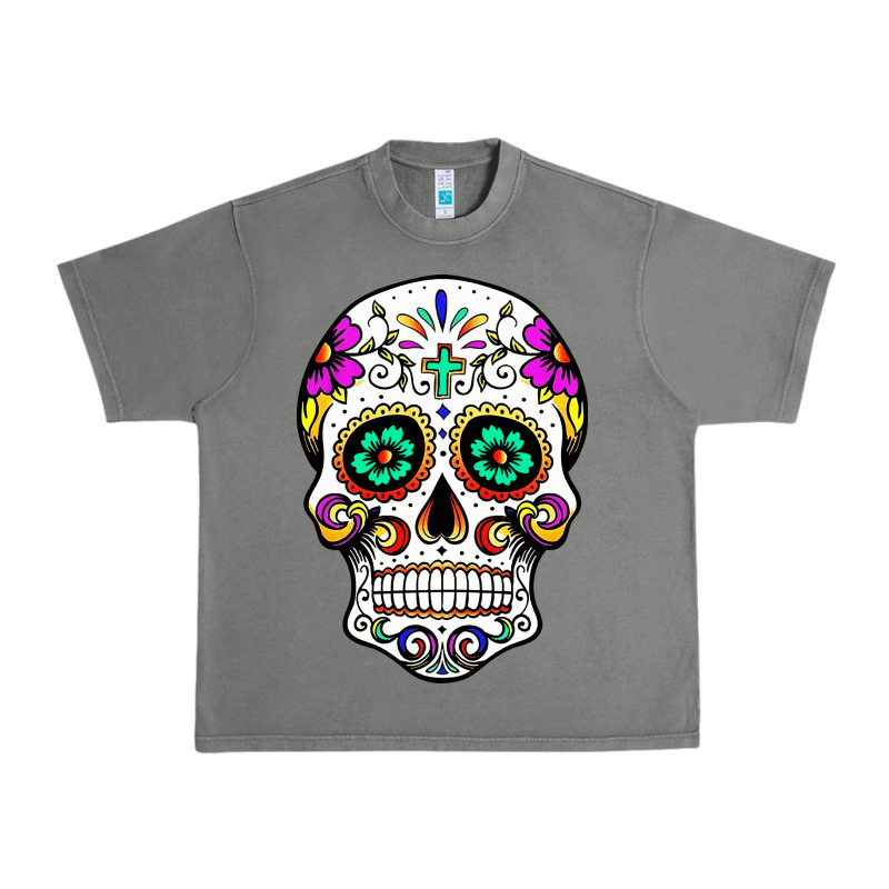 Sugar Skull Urban Heavy Tee by linhVisuals | Teevron