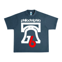 Midnight Navy philadelphia vintage liberty bell Urban Heavy Tee - linhVisuals