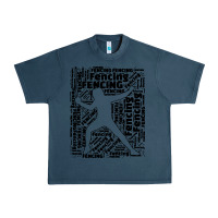 Midnight Navy fencing sport Urban Heavy Tee - linhVisuals