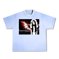Grape Ice Marilyns angel with scabbed wings Urban Heavy Tee - linhVisuals