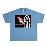 Pebble Blue Marilyns angel with scabbed wings Urban Heavy Tee - linhVisuals