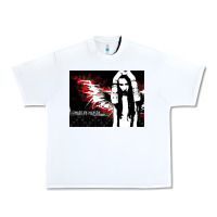 White Marilyns angel with scabbed wings Urban Heavy Tee - linhVisuals