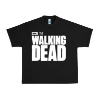 Black the walking dead blood Urban Heavy Tee - linhVisuals