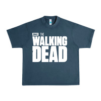 Midnight Navy the walking dead blood Urban Heavy Tee - linhVisuals