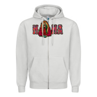 Dove Grey Nana Lady Of Guadalupe Zipper Hoodie - Jasminsmagicworld