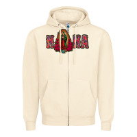 Sandshell Nana Lady Of Guadalupe Zipper Hoodie - Jasminsmagicworld