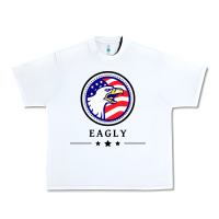 White peacemaker eagly Urban Heavy Tee - linhVisuals