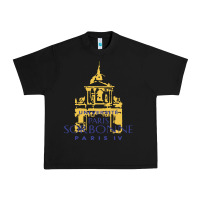 Black universite paris la sorbonne Urban Heavy Tee - linhVisuals