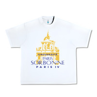 White universite paris la sorbonne Urban Heavy Tee - linhVisuals