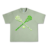 Oil Green funny lacrosse st patricks day boys men shamrock ball t shirt Urban Heavy Tee - linhVisuals