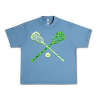 Pebble Blue funny lacrosse st patricks day boys men shamrock ball t shirt Urban Heavy Tee - linhVisuals