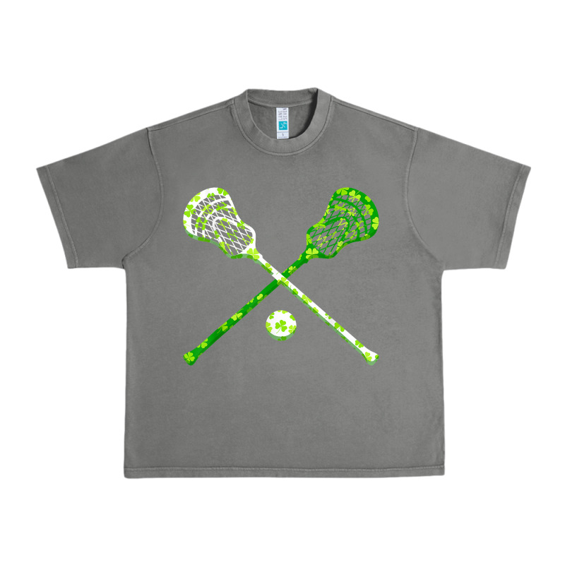 Funny Lacrosse St Patricks Day Boys Men Shamrock Ball T Shirt Urban Heavy Tee by linhVisuals | Teevron