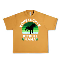 Peanut Butter funny st patrick's day one lucky pitbull mama pitbulldog t shirt Urban Heavy Tee - linhVisuals
