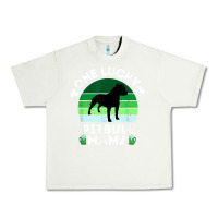 Pistachio funny st patrick's day one lucky pitbull mama pitbulldog t shirt Urban Heavy Tee - linhVisuals