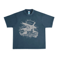 Midnight Navy wash your damn hands Urban Heavy Tee - linhVisuals