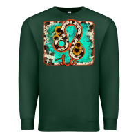 Sports Green leo turquoise cowhide Premium Sweatshirt - RanaPortraitStore