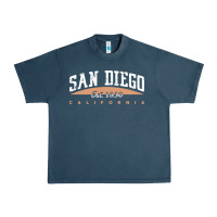 Midnight Navy san diego california Urban Heavy Tee - linhVisuals