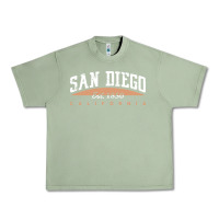Oil Green san diego california Urban Heavy Tee - linhVisuals