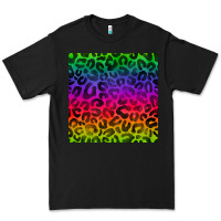 Black colorful leopard seamless pattern Premium Tee - BundleAndBundleShop