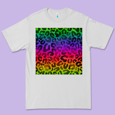 Colorful Leopard Seamless Pattern Premium Tee Designed By Bundleandbundleshop