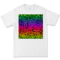 White colorful leopard seamless pattern Premium Tee - BundleAndBundleShop