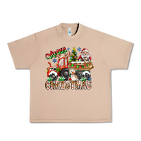 Burro Merry Christmas  tractor Urban Heavy Tee - CowhideDigitalArt