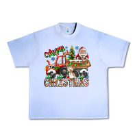 Grape Ice Merry Christmas  tractor Urban Heavy Tee - CowhideDigitalArt