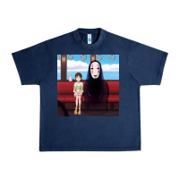 Navy spirited away (3) Urban Heavy Tee - linhVisuals