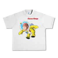 Lunar Rock curious george happy astronaut portrait t shirt Urban Heavy Tee - linhVisuals