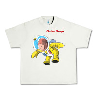 Pistachio curious george happy astronaut portrait t shirt Urban Heavy Tee - linhVisuals