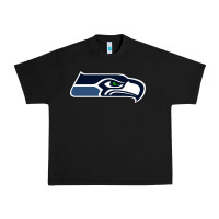 Black seattle sports Urban Heavy Tee - linhVisuals