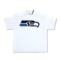 White seattle sports Urban Heavy Tee - linhVisuals