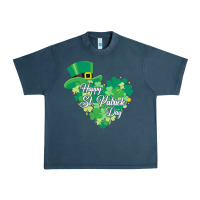 Midnight Navy happy st patricks day funny irish Urban Heavy Tee - linhVisuals