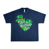Navy happy st patricks day funny irish Urban Heavy Tee - linhVisuals