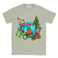 Matcha Camping Coffee Classic Tee - FaDigitalArtStudio