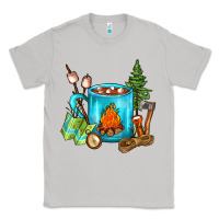 Moon Dust Camping Coffee Classic Tee - FaDigitalArtStudio
