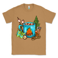 Toasted Coconut Camping Coffee Classic Tee - FaDigitalArtStudio