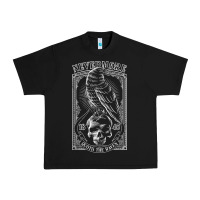 Black edgar allen poe the raven nevermore t shirt Urban Heavy Tee - linhVisuals